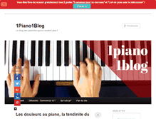 Tablet Screenshot of 1piano1blog.com